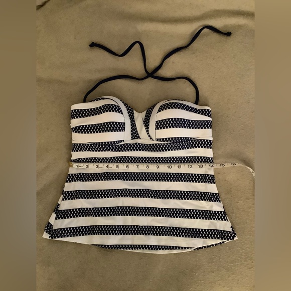 NWOT Venus Nautical Tankini Top and Strappy Bottom - Picture 12 of 16